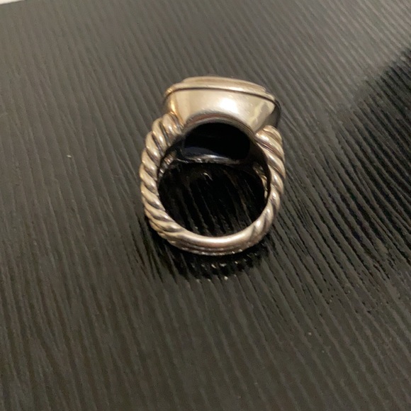 David Yurman black onyx ring- sterling - Picture 6 of 10